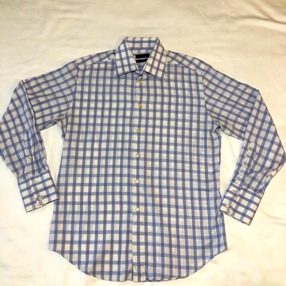 ZARA Men's Plaid Long Sleeve Shirt